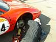 Dave adjusts the mass dampers