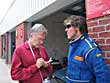 Race debutant David Hathaway explains that he's hoping to do well...