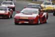 Perhaps not surprisingly, Hanson's Testarossa ran out of brakes