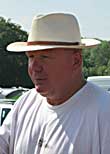 Classy head gear for Sir Nicholas