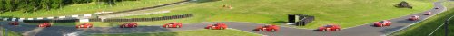 The winning line through the chicane (take note everyone!)
