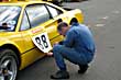 Jacko concentrates hard on getting his the right way up