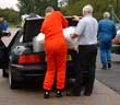 Dodgy Dave turns the event into a car boot!