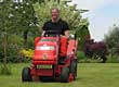 Our winner relaxes in his lovely garden