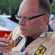 This is the first time Londoner Spicer has come across a deep-fried pie....